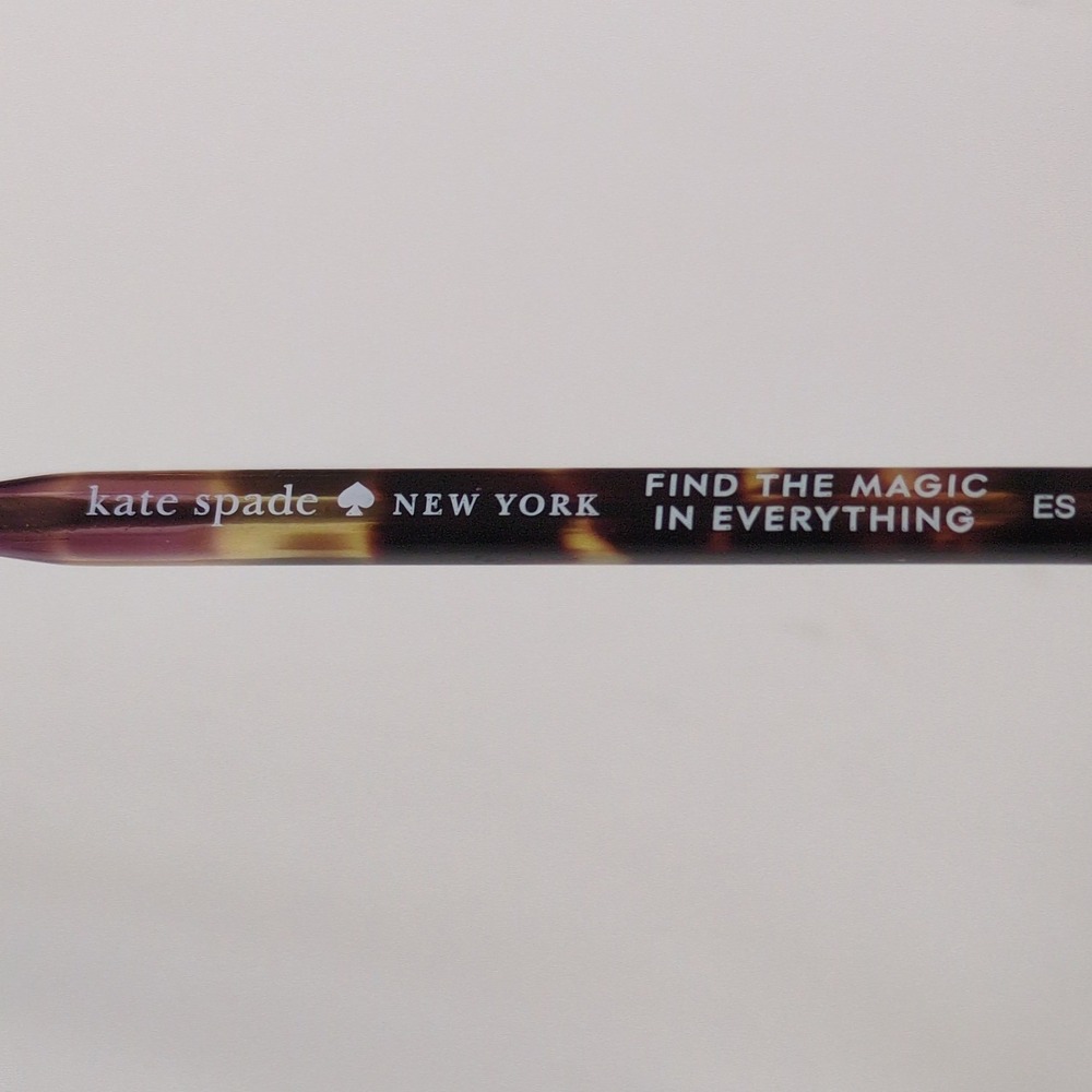 Kate Spade Jabria WR9 Eye Glasses FRAMES ONLY - Brown Gold Tortoise  140 51mm - Picture 4 of 5